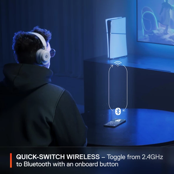 SteelSeries Arctis Nova 5P Oyuncu Kulaklığı - Beyaz - 4