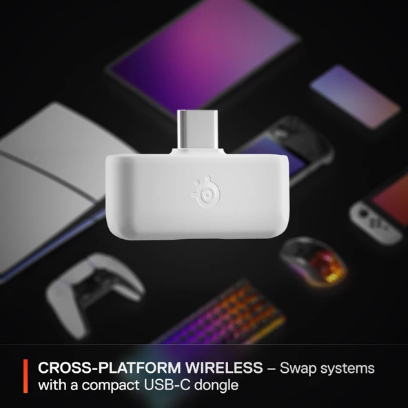 SteelSeries Arctis Nova 5P Oyuncu Kulaklığı - Beyaz - 7