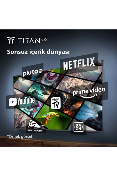 Philips 65Pus7009 4K Ultra Hd 65" 165 Ekran Uydu Alıcılı Smart Led Tv - 7