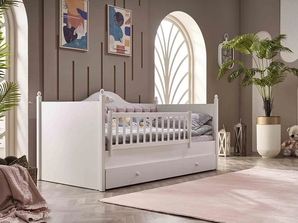 Takım Urlu PARİS 90461 ÇOCUK ODA SEDİR montessori,Yavru Karyola Gardrop,Şifonyer - 2