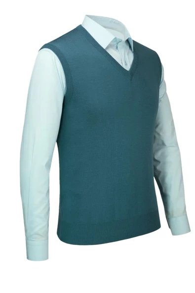 Erkek V Yaka Triko Süveter 4241H BGL-ST04030 - Resim 6