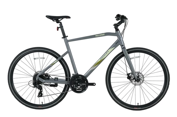 BİSAN TRX 8400 ALTUS ERKEK ŞEHİR BİSİKLETİ 52CM HD 28 JANT 27 VİTES GRİ YEŞİL SARI