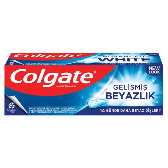 Colgate Gelişmiş Beyazlık Diş Macunu 50 Ml 3 Adet