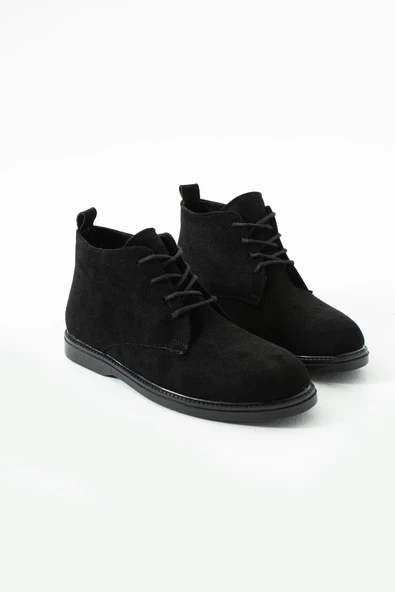 Albishoes Kadın Sıcak Astar Kaymaz Taban Süet Kumaş Rahat Kullanım Casual Kadın Süet Haşpapi Bot - 5