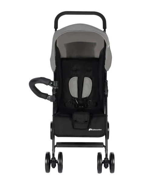 Bebeconfort Foggy Ultra Kompakt Tek Elle Katlanabilen Baston Bebek Arabası Tinted Grey - 5