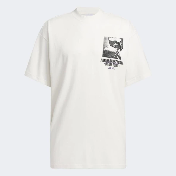 ADİDAS ERKEK KREM TİŞÖRT AE GFX TEE
