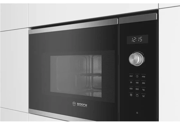 Bosch Bel524ms0 20 Lt Siyah Ankastre Mikrodalga Fırın - 2