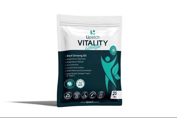 Lipatch VITALITY Life Style Zindelik ve Denge Bandı 25 Adet - 6