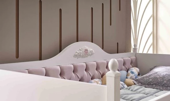 MONTESSORİ PARİS 90462 SEDİR Urlu Yavru Karyola Beyaz İtinal paket kargo EL YAPIM - 2