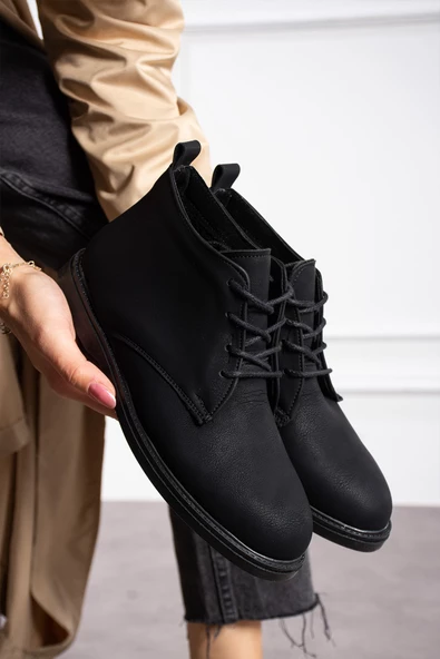 Albishoes Kadın Sıcak Astar Kaymaz Taban Zümrüt Kumaş Rahat Kullanım Casual Kadın Haşpapi Bot - 4