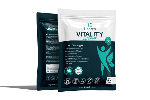 Lipatch VITALITY Life Style Zindelik ve Denge Bandı 25 Adet - 8