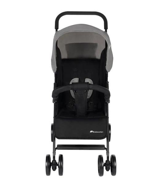 Bebeconfort Foggy Ultra Kompakt Tek Elle Katlanabilen Baston Bebek Arabası Tinted Grey - 4