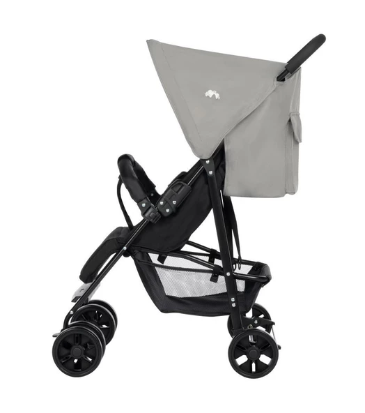 Bebeconfort Foggy Ultra Kompakt Tek Elle Katlanabilen Baston Bebek Arabası Tinted Grey - 7