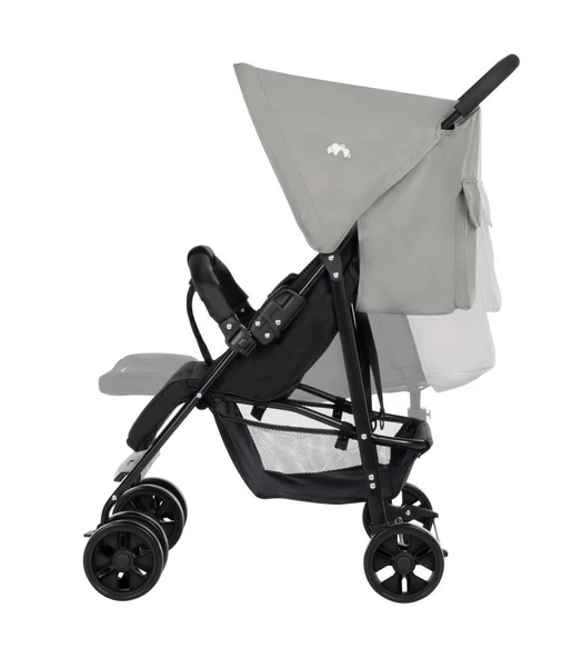 Bebeconfort Foggy Ultra Kompakt Tek Elle Katlanabilen Baston Bebek Arabası Tinted Grey - 6