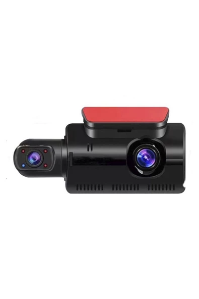 TorimaTA-03 1296P Full HD Çift Kameralı Araç Kamerası | 3.0” IPS Ekran, G Sensörlü ve Gece Görüş Destekli