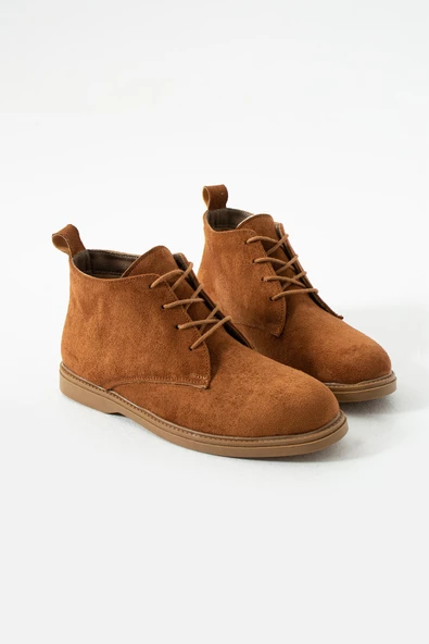 Albishoes Kadın Sıcak Astar Kaymaz Taban Süet Kumaş Rahat Kullanım Casual Kadın Süet Haşpapi Bot - 5