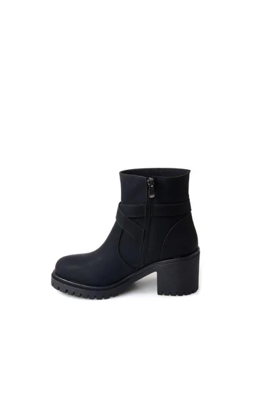 Papuçcity Ony 03048 Kadın 6 Cm Kalın Topuklu Bot - 4