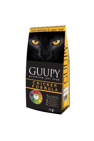 Guupy Tavuklu Kedi Maması 15 kg.