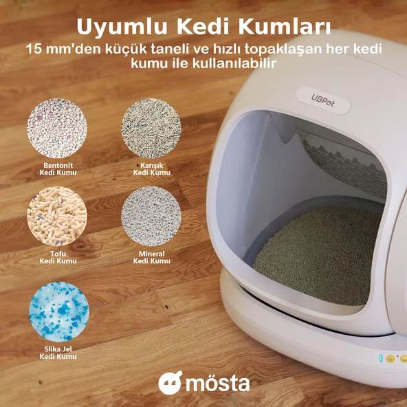UBPet UCAT C20 Akıllı Otomatik Kedi Tuvaleti - 8