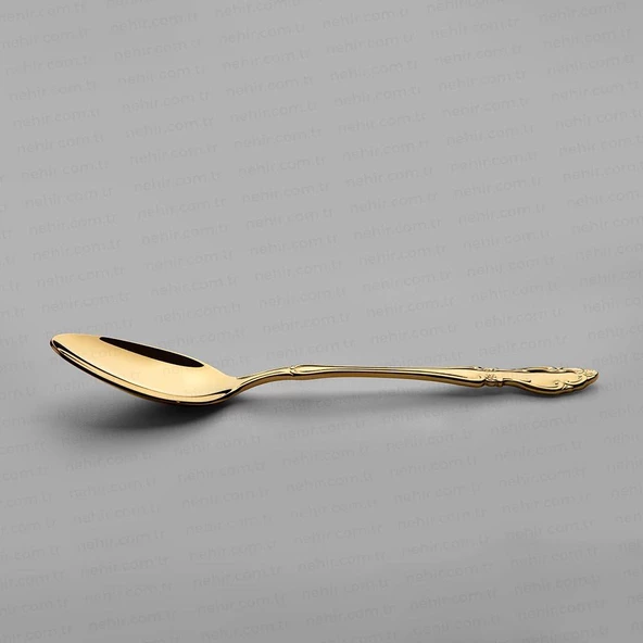 Nehir Adriana Titanium Altın 89 Parça Gold Çatal Kaşık Bıçak Takımı - 4