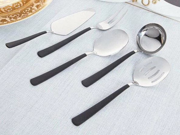 ROY KİNG VENÜS 5 PRÇ SOS SETİ ÇELİK-SİYAH