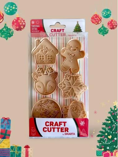 Smarta Silikon Kalıp-Yeni Yıl Kesicileri ürün görseli