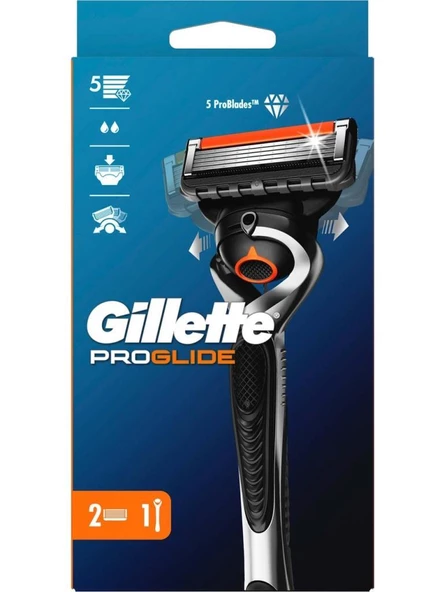 Gillette Fusion ProGlide FlexBall Tıraş Makinesi + 2 Yedek Tıraş Bıçağı - 2