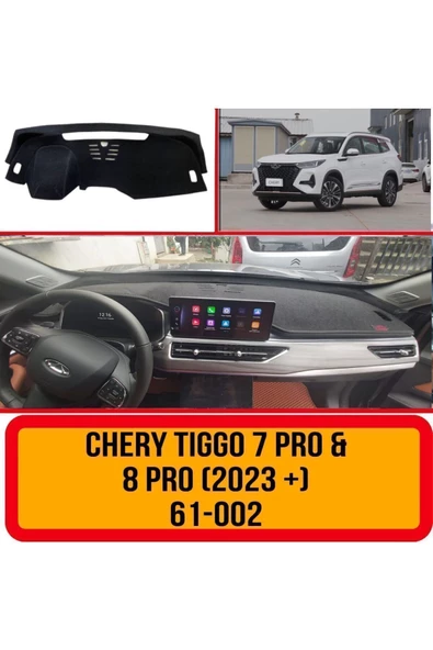 Chery Tiggo 7 Pro & 8 Pro 2023 Ön Gögüs / Panel / Torpido Korumasi / Kilifi / Halisi / Koruyucu
