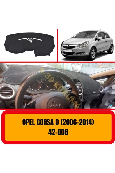 Opel Corsa D 2006-2014 Ön Gögüs Panel Torpido Koruma Koruyucu Kilifi Halisi / A3d/ 3d