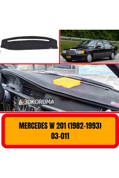 Mercedes -benz W201 1982-1993 Ön Gögüs Panel Torpido Koruma Koruyucu Kilifi Halisi / A3d/ 3d