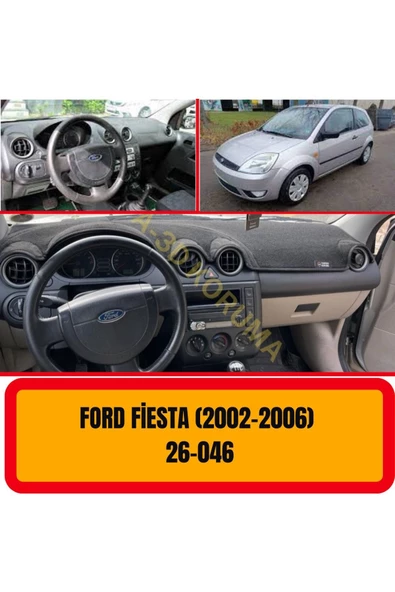 Ford Fiesta 2002 - 2006 Ön Gögüs Panel Torpido Koruma Koruyucu Kilifi Halisi / A3d/ 3d