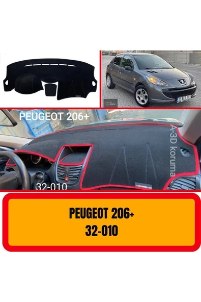 Peugeot 206 Ön Gögüs Panel Torpido Koruma Koruyucu Kilifi Halisi Örtüsü Yedek Parça