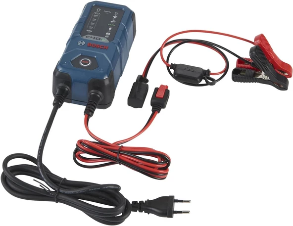 Bosch C40 Li Akü Şarj Cihazı 6/12V 5Amper IP65 -Yeni Jenerasyon Bosch 0189921040 (Lityum iyon LiFePO Aküleri Şarj Eder) - 3