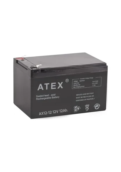 ATEX 12V 12A KURU AKÜ