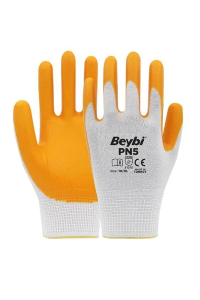 Pn5 Polyester Örme Nitril Iş Eldiveni 1 Çift - 3