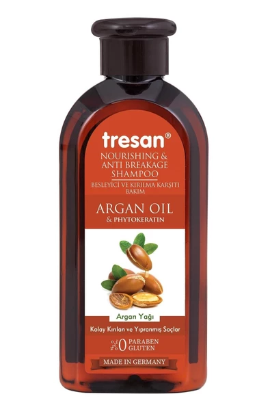 Tresan Argan Yağı & Phyto Keratin Besleyici Ve Kırılma Karşıtı Bakım Şampuanı 300 Ml