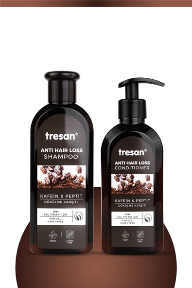 Tresan Kafein & Peptit Dökülme Karşıtı Şampuan + Saç Kremi - 6