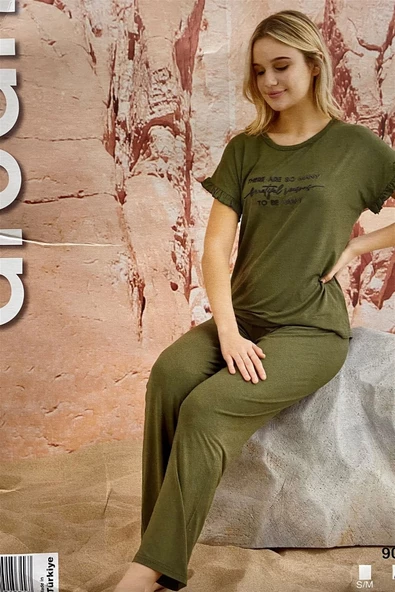 Arcan 90800 Bayan Kısa Kol Pijama Takımı
