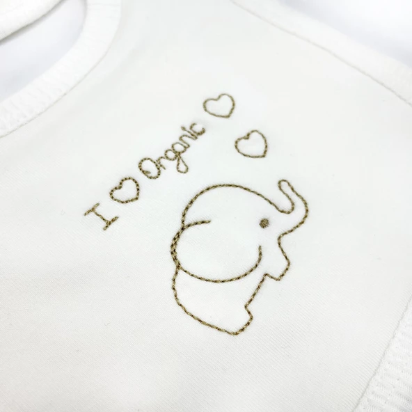 Sema Baby Organic 5 Parça Hastane Çıkışı Zıbın Seti - 2