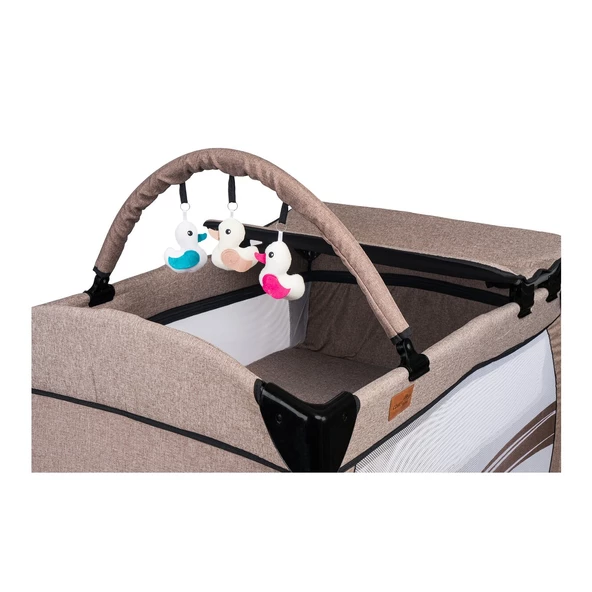 Comfymax Power Park Yatak Oyun Parkı 70x110 - Wood Brown - 10