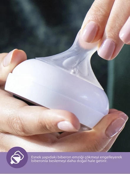 Philips Avent Natural Response PP Biberon 0 Ay+125ml SCY900/01 - 3