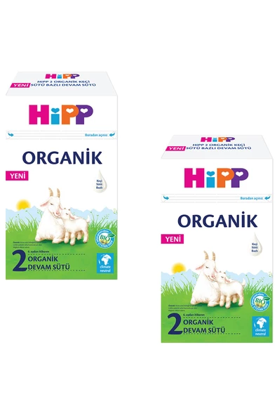 Hipp 2 Organik Keçi Sütü Bazlı Devam Sütü 400 gr 2 Adet