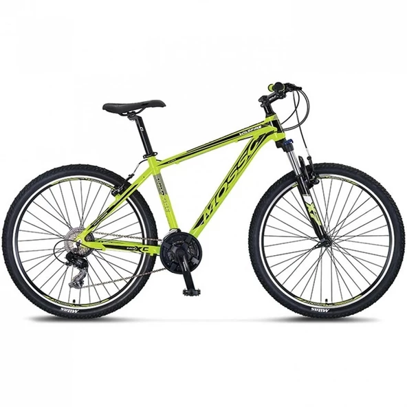 MOSSO WILDFIRE M-27-V ERKEK DAĞ BİSİKLETİ 460H 27.5 JANT 21 VİTES LİME SİYAH
