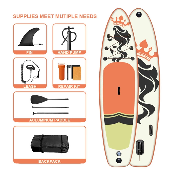 Hayke QueeN Sup Şişme Sörf Tahtası Stand Up Paddle Board - 2