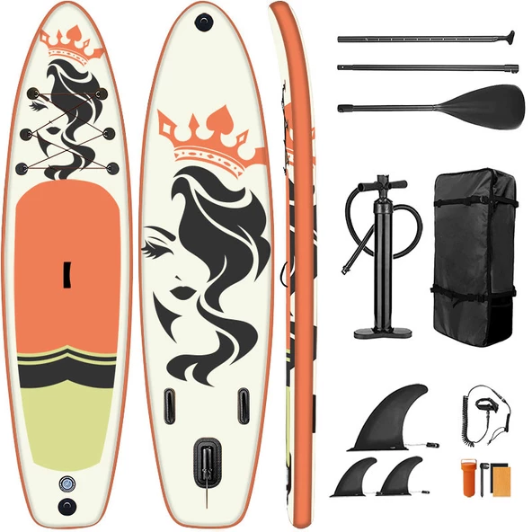 Hayke QueeN Sup Şişme Sörf Tahtası Stand Up Paddle Board