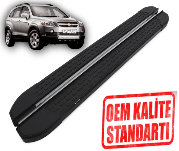 CHEVROLET CAPTIVA 2006 YILI VE SONRASI ARACA ÖZEL NEVADA SİYAH YAN BASAMAK ürün görseli 1