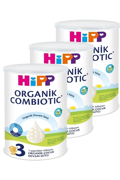 Hipp 3 Organic Combiotic Devam Sütü 350 Gr X 3 Adet ürün görseli