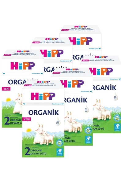 Hipp 2 Organik Keçi Sütü Bazlı Devam Sütü 400 Gr X 6 Adet