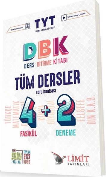 Limit Yayınları Ders Bitirme Kitabı (DBK) Tüm Dersler Soru Bankası