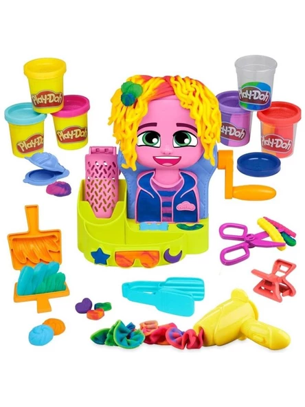 Hasbro Play-Doh Renkli Kuaför Salonu F8807 - 2